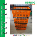 Bacs de stockage empilables en plastique